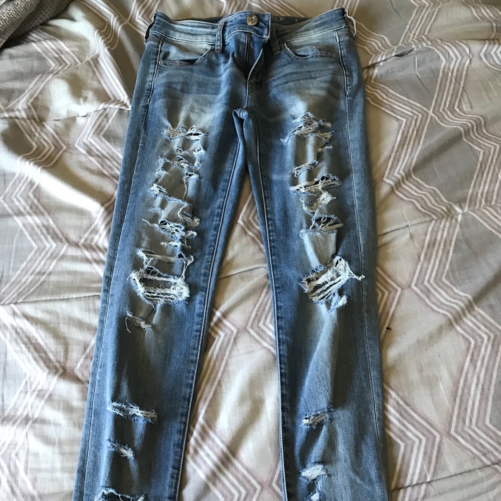 American Eagle Distressed Jeggings